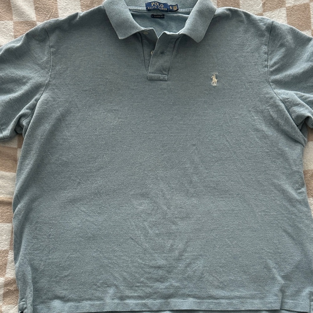Polo by Ralph Lauren Men's Classic Gray Polo Shirt